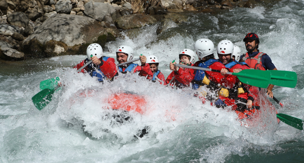 Rafting - Campo (Huesca) - Pirineo Aragonés