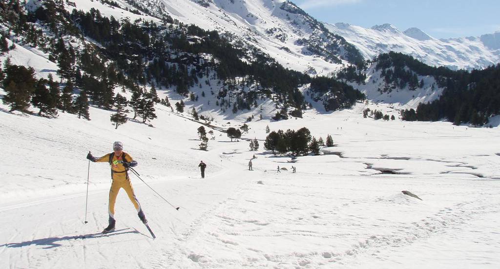 Esquí de fondo - Campo (Huesca) - Pirineo Aragonés